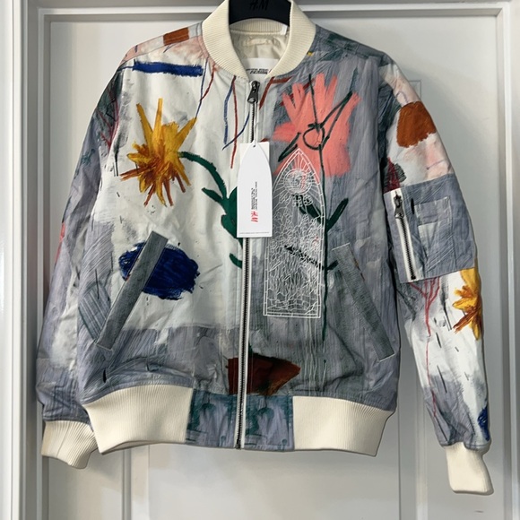 Hm Basquiat loose fit bomber jacket med - Picture 7 of 10